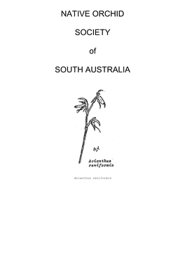 Native Orchid Society of South Australia