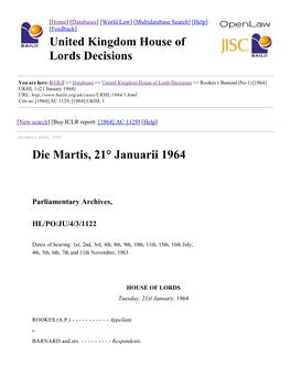 1453025267 Rookes V Barnard (No 1) 1964.Pdf