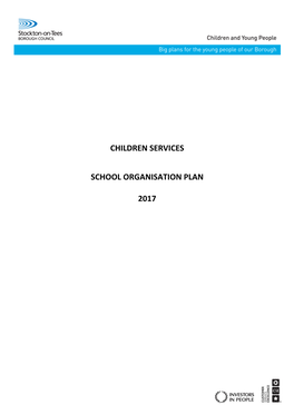 Children Services School Organisation Plan 2017