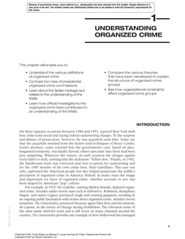 Understanding Organized Crime