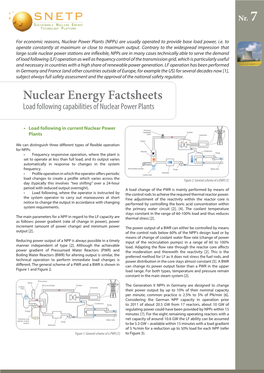 Nuclear Energy Factsheets Load Following Capabilities of Nuclear Power Plants