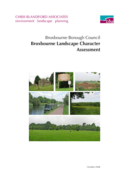 Landscape Character Assessment