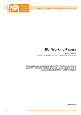 EUI Working Papers