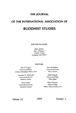 A Note on the Opening Formula of Buddhist Sūtras