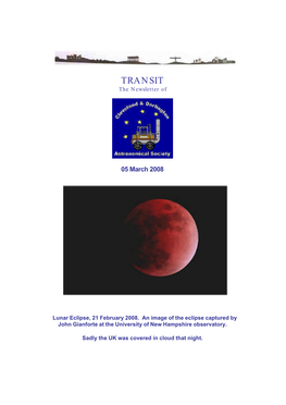 TRANSIT the Newsletter Of