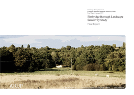 Elmbridge Borough Landscape Sensitivity Study: Final Report | January 2019 Elmbridge Borough Landscape Sensitivity Study Final Report