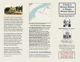 A Guide to Mormon History in Historic Warsaw, Illinois