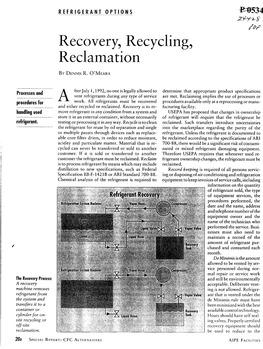 Recovery, Recycling, Reclamation by DI~NNISR