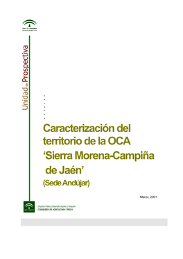 Caracterización Del Territorio De La OCA 'Sierra Morena-Campiña De