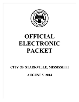 Official Electronic Packet