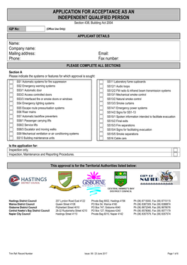 Application for IQP Approval