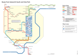 Buses from Isleworth South and Cole Park