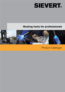 Heating Tools for Professionals Product Catalogue