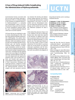 A Case of Drug-Induced Colitis Complicating the Administration Of