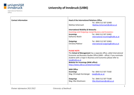 University of Innsbruck (UIBK)