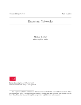 Bayesian Networks