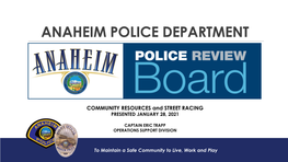 Anaheim Police Department