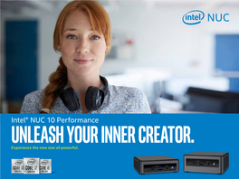 Intel® NUC 10 Performance Unleash Your Inner Creator