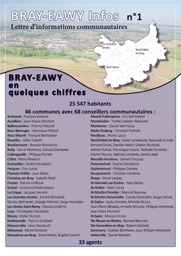 BRAY-EAWY Infos N°1 Lettre D’Informations Communautaires