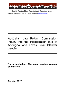 North Australian Aboriginal Justice Agency NAAJA