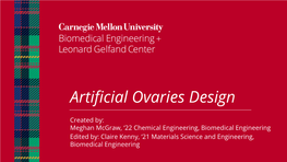 Artificial Ovaries Design