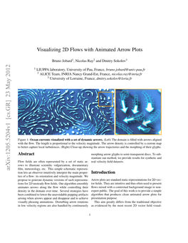 Visualizing 2D Flows with Animated Arrow Plots