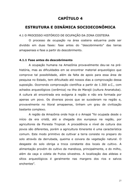 Capítulo 4 Estrutura E Dinâmica Socioeconômica