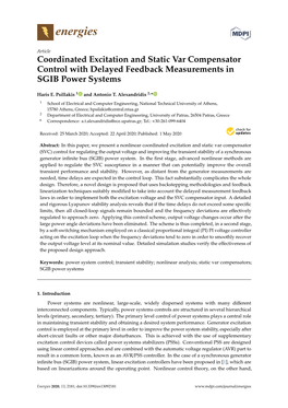 Coordinated Excitation and Static Var Compensator Control with Delayed Feedback Measurements in SGIB Power Systems