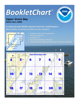 Bookletchart™ Upper Green Bay NOAA Chart 14909