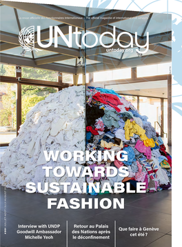 Working Towards Sustainable Fashion