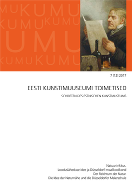 Eesti Kunstimuuseumi Toime Eesti Kunstimuuseumi