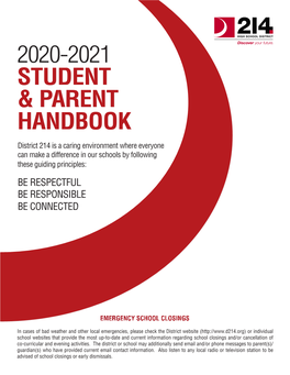 2020-2021 Student & Parent Handbook