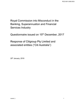 Citi Initial Submission Dated 29 January 2018 [RCD.0001.0006.0003]