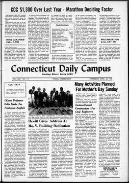 Connecticut Daily Campus Serving Storrs Since 1896