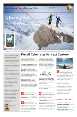 Alpenglow- Denali National Park and Preserve Newsletter