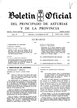 · Tn a ···· OMOIS :Ton DEL PRINCIPADODE ASTURIAS Y DE LA Provincia