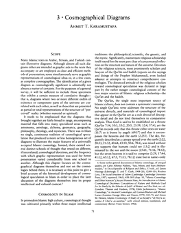 Chapter 3 – Cosmographical Diagrams