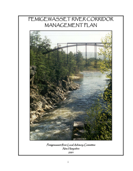 2001 Pemigewasset River Corridor Management Plan