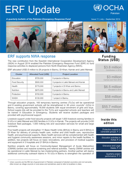 ERF Update Pakistan