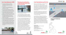 Cycle Superhighways In