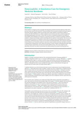 A Simulation Case for Emergency Medicine Residents