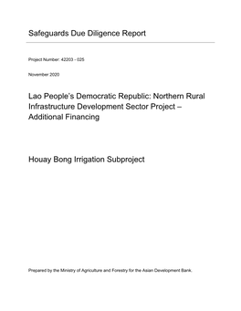 42203-025: Northern Rural Infrastructure Development Sector Project