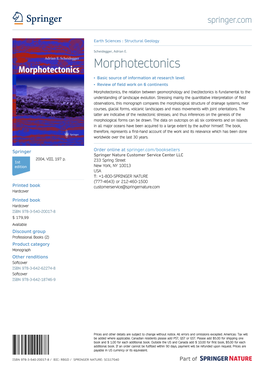 Morphotectonics