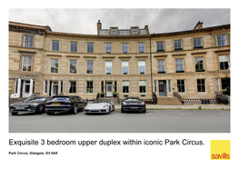 Exquisite 3 Bedroom Upper Duplex Within Iconic Park Circus