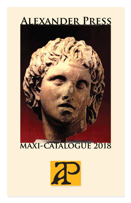 Maxi-Catalogue 2018 New Publications from Alexander Press Coming Later in 2018