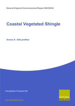 Coastal Vegetated Shingle