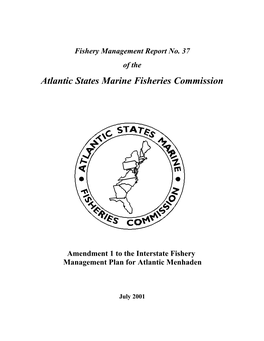 Amendment 1 to the Interstate Fishery Management Plan for Atlantic Menhaden