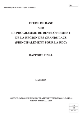 Principalement Pour La Rdc)