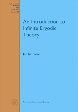 An Introduction to Infinite Ergodic Theory, 1997 49 R