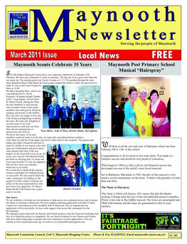 March Newsletter 2011